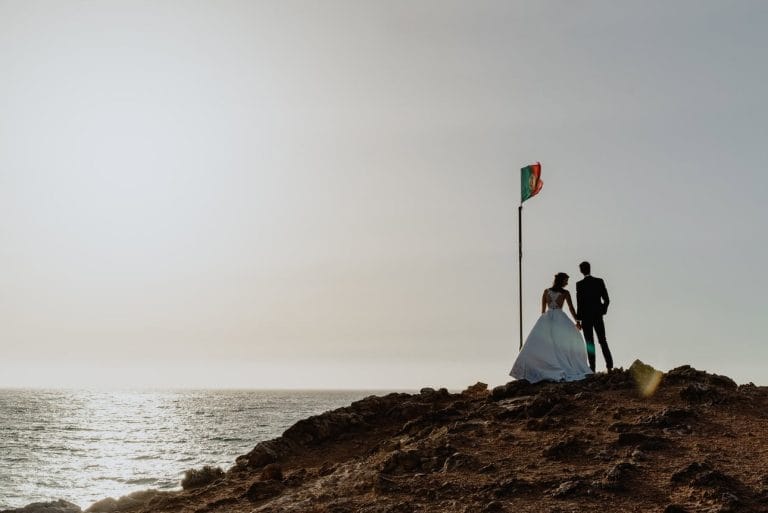 Across forest and ocean: Sintra wedding
