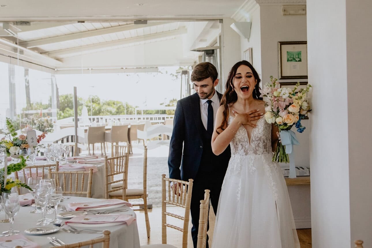 Portugal Wedding Villa Cascais bride wow